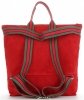 Bőr táska shopper bag Vittoria Gotti piros V689746